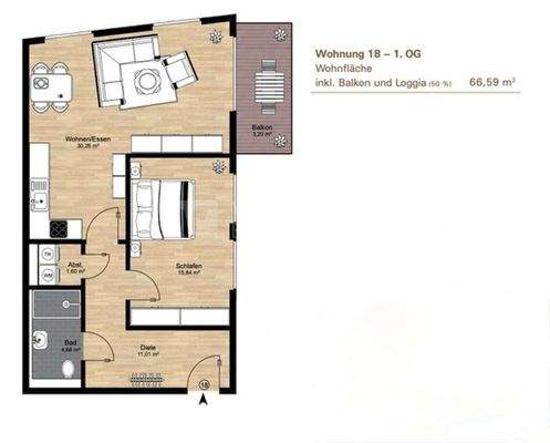Beispiel Wohnung 18