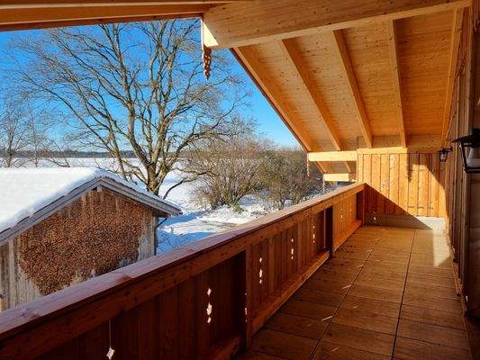 Loggia mit Blick nach Westen