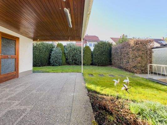 Überdachte Terrasse