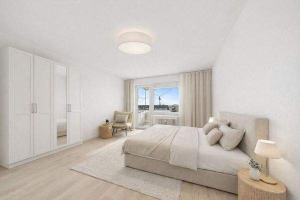 Schlafzimmer renoviert