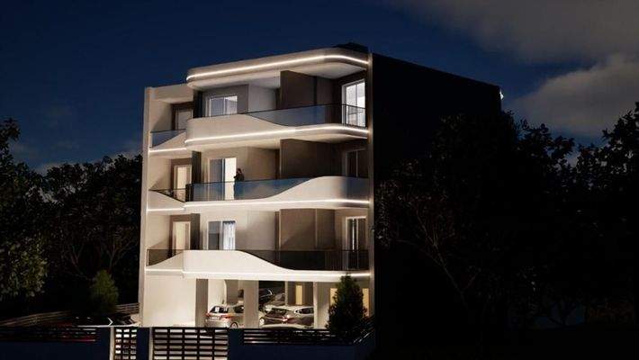 Kreta – Chania-Lentariana: Moderne Neubauwohnung mit einem Schlafzimmer zu verkaufen