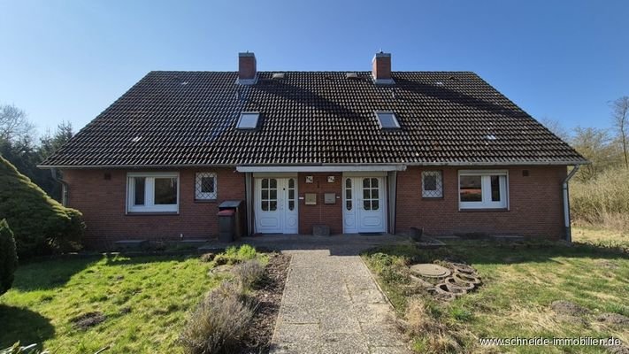 Frontansicht Doppelhaus