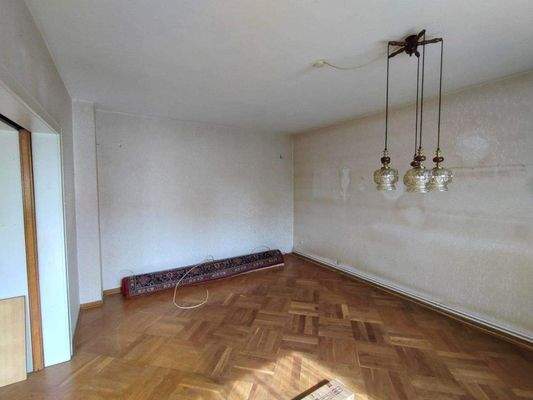 Wohnung im Obergeschoss Wohnzimmer 