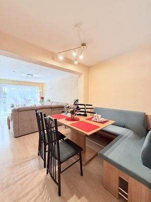 Essbereich im Wohnzimmer