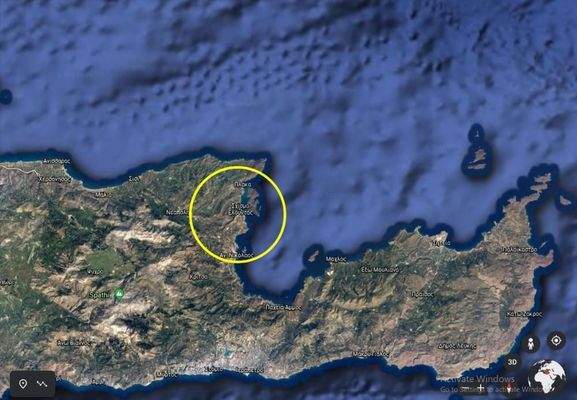 Kreta, Elounda: Baugrundstück mit Panorama-Blick zu verkaufen