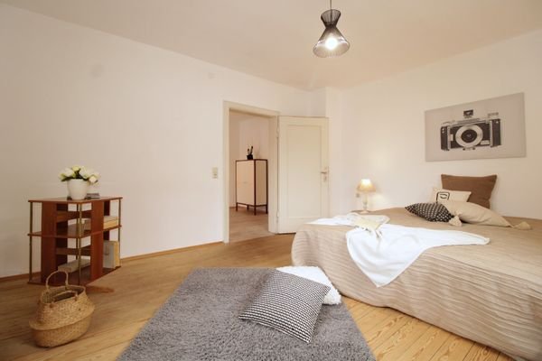 das Schlafzimmer im OG