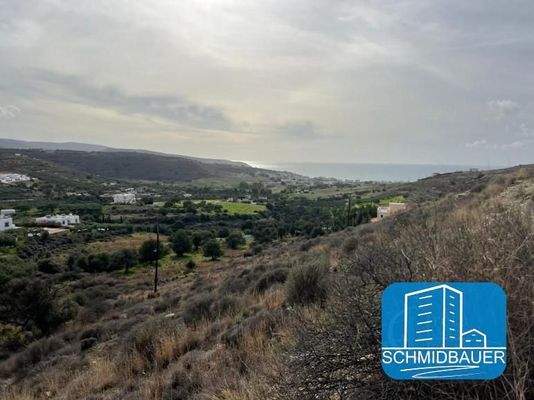 Kreta, Kalamaki: Extra großes Grundstück mit Baugenehmigung für ein Hotel zu verkaufen