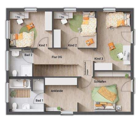 Variante 5.4 Grundriss OG