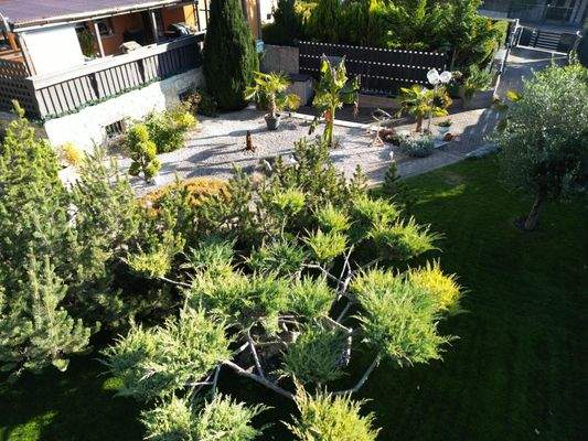 Blick auf den Einfahrtsbereich