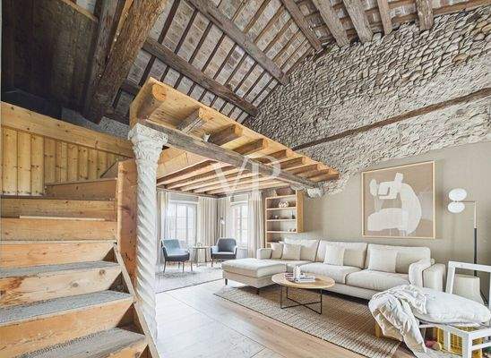 rendering rustico interno