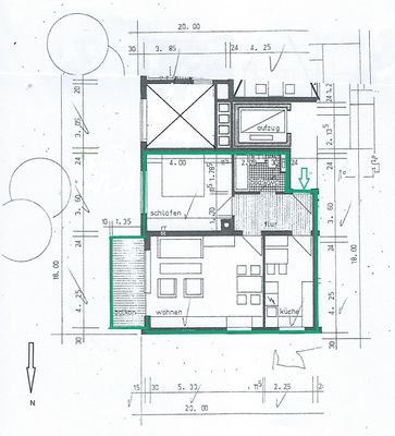 Wohnungsgrundriss