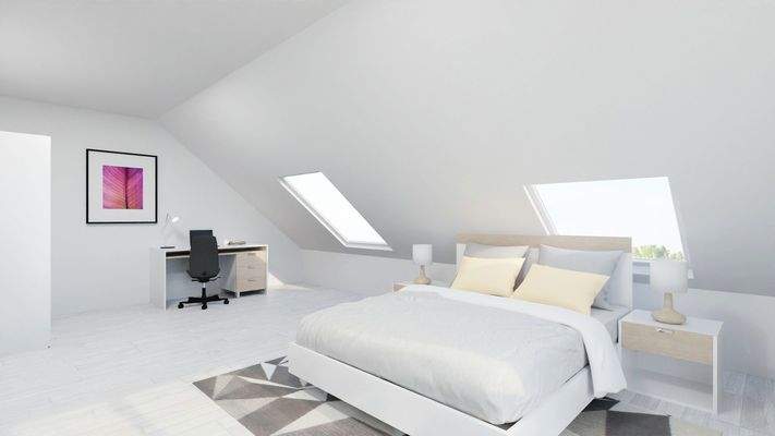 Visualisierung 2. DG Zimmer