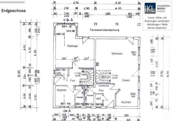Grundriss ERDGESCHOSS
