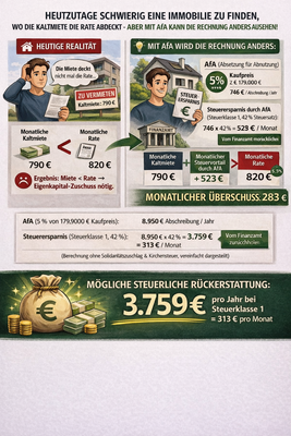 Steuerliche Vorteile durch AfA 5 % 