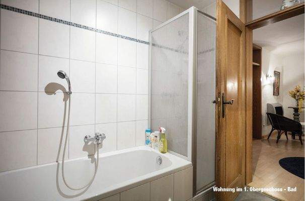 Wohnung im 1. Obergeschoss - Badezimmer