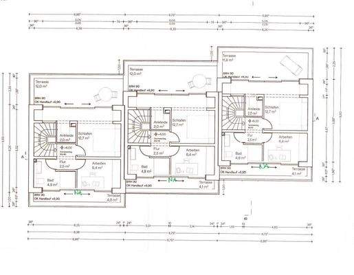 GRUNDRISS DG Staffelgeschoss mit Terrasse