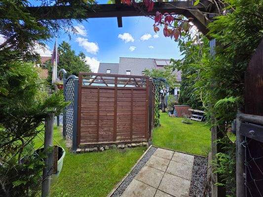 Blick in den Garten