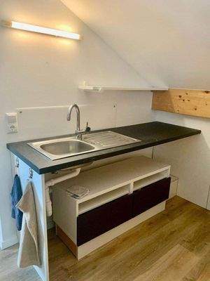 Spüle fürs Maleratelier im DG