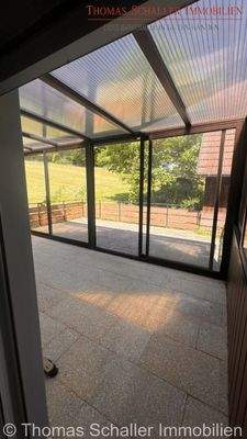 Wintergarten und Terrasse 