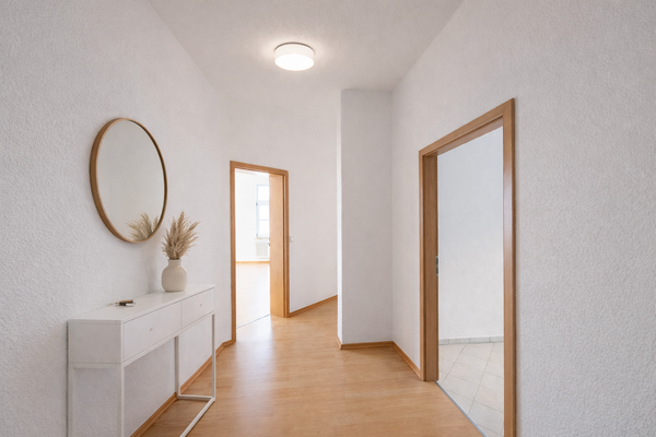 Flur – KI möbliert