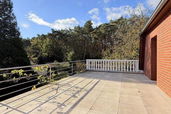 große Dachterrasse mit Südausrichtung