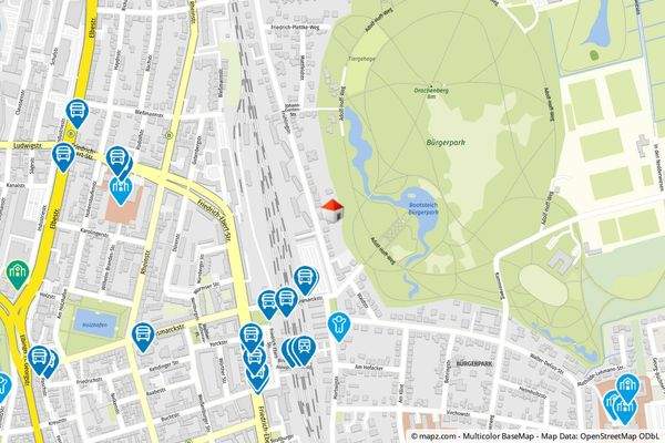 Geolyzer Kartenausschnitt