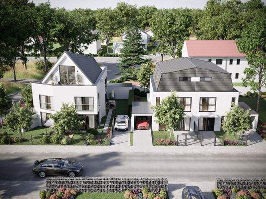 Bild-Visualisierung - DHH+EFH-Perspektive-SP.WEG.-