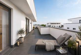 Visualisierung Dachterrasse Wohnung 43
