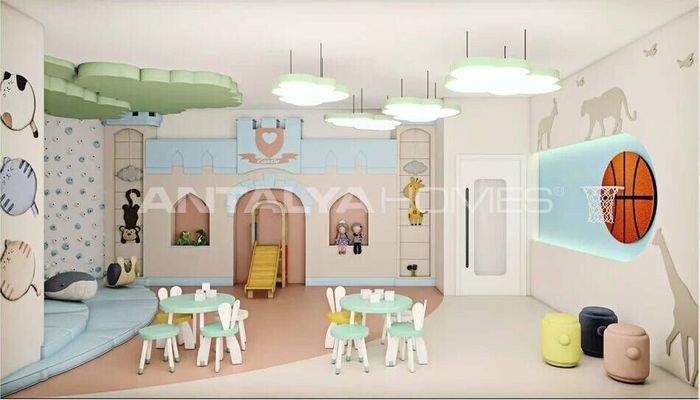 Elegant Flats for Sale 900 m from the Beach in Alanya