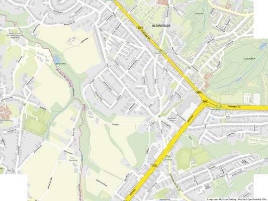 Geolyzer Kartenausschnitt