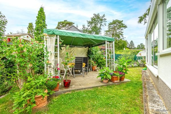 Grillplatz im Garten