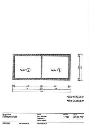 Grundriss - MFH (Keller)
