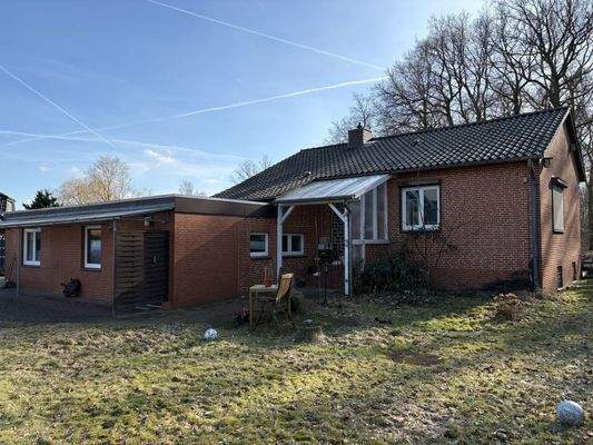 Hauseingang Hochparterre Rückseite