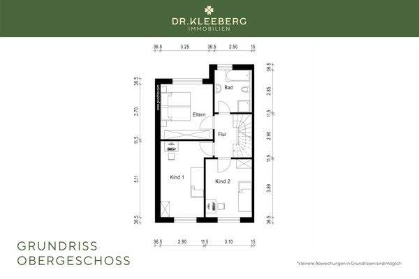 Grundriss Obergeschoss