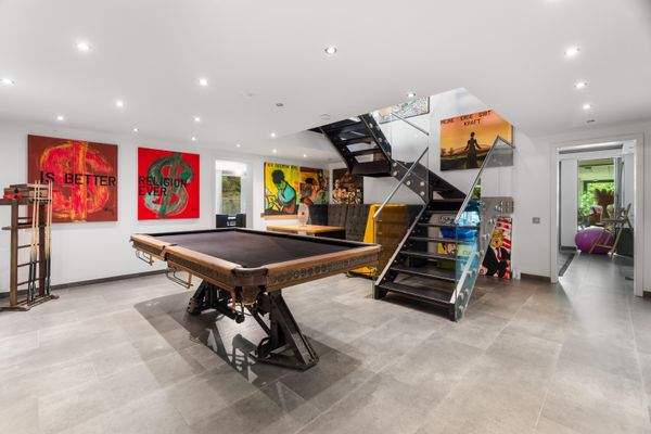 Billardzimmer im Gartengeschoss