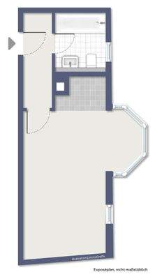 Grundriss unmöbliert