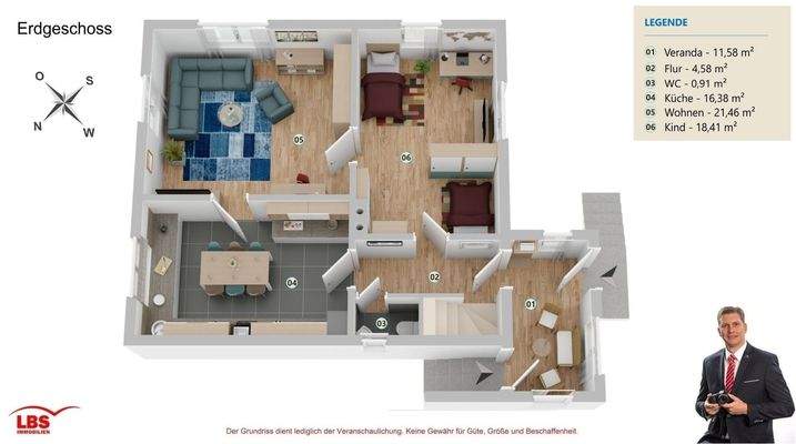 Grundriss Erdgeschoss