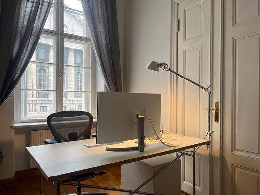 Arbeitsplatz vis á vis Pergamon Museum