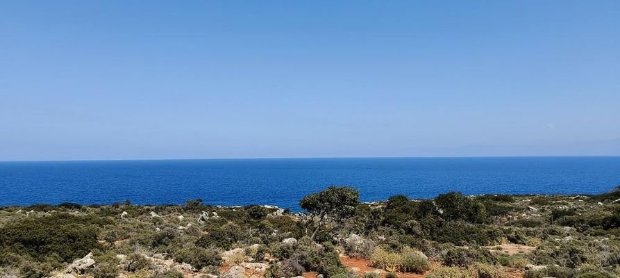 Kreta, Marathi: Riesiges Grundstück direkt am Meer zu verkaufen