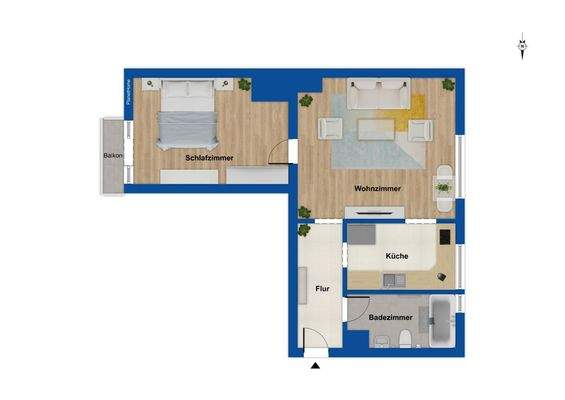 Grundriss 3.Obergeschoss