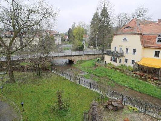 Balkonausblick im März