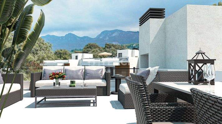 Seaview Apartments Close to Golf Courses in Girne Karaağaç