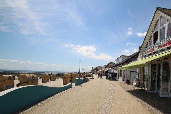 Die Strandpromenade von Kellenhusen