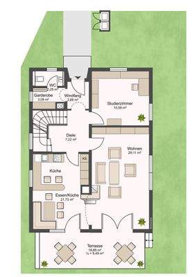 Grundriss Erdgeschoss