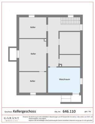 Grundriss Kellergeschoss