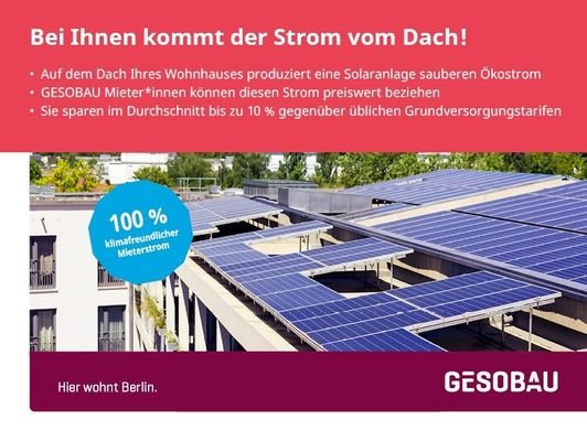 GESOBAU-Leistung Mieterstrom