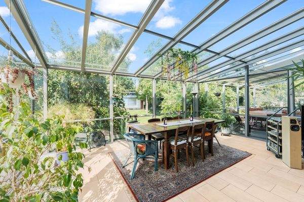 Wintergarten im Industrie-Style