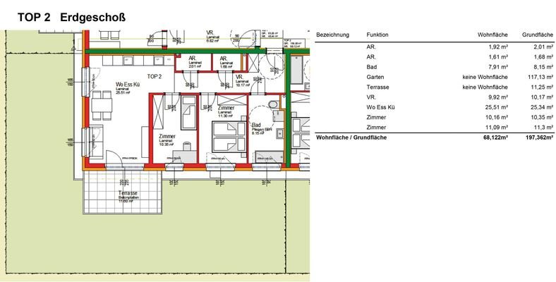 Grundriss Wohnung