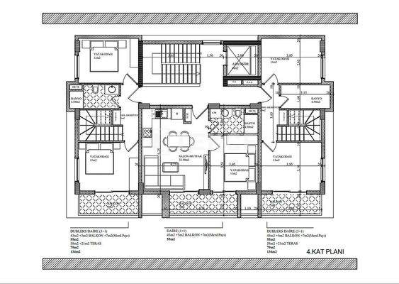 Apartments 300 m from the Beach in Alanya Kestel