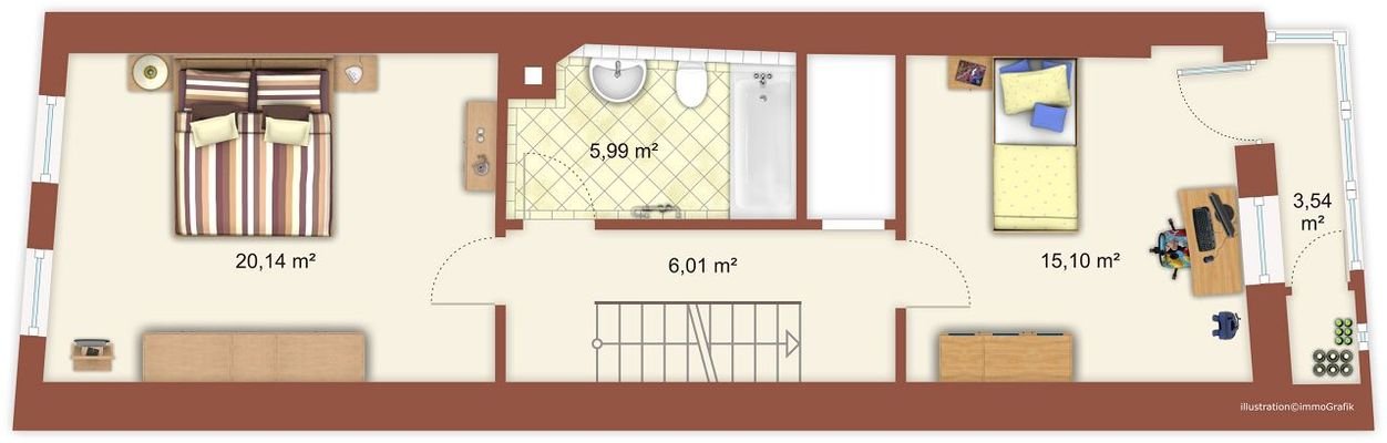 Grundriss 2. Obergeschoss
